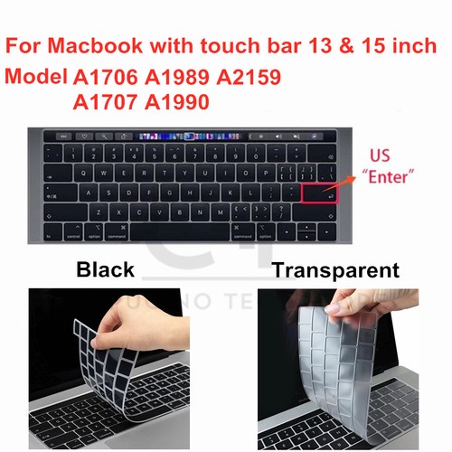 For Apple Macbook Pro Air 13" 15" 16" Keyboard Retina Cover Skin Protector Film - Picture 14 of 26