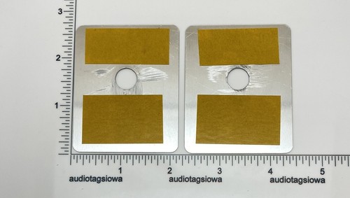 Altec Lansing Valencia HF Att. L-Pad Plate Label Badge Custom Made Aluminum Pair - Picture 5 of 5
