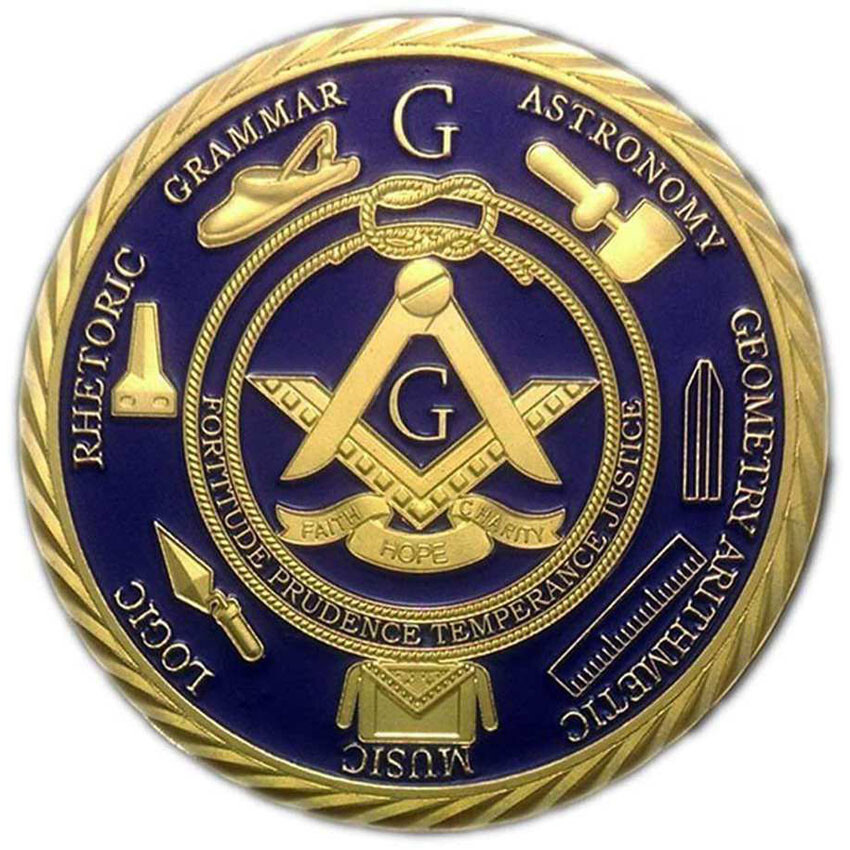 The Fatherhood Of God Coin Commemorative Euro Masonic Association Challenge Gift