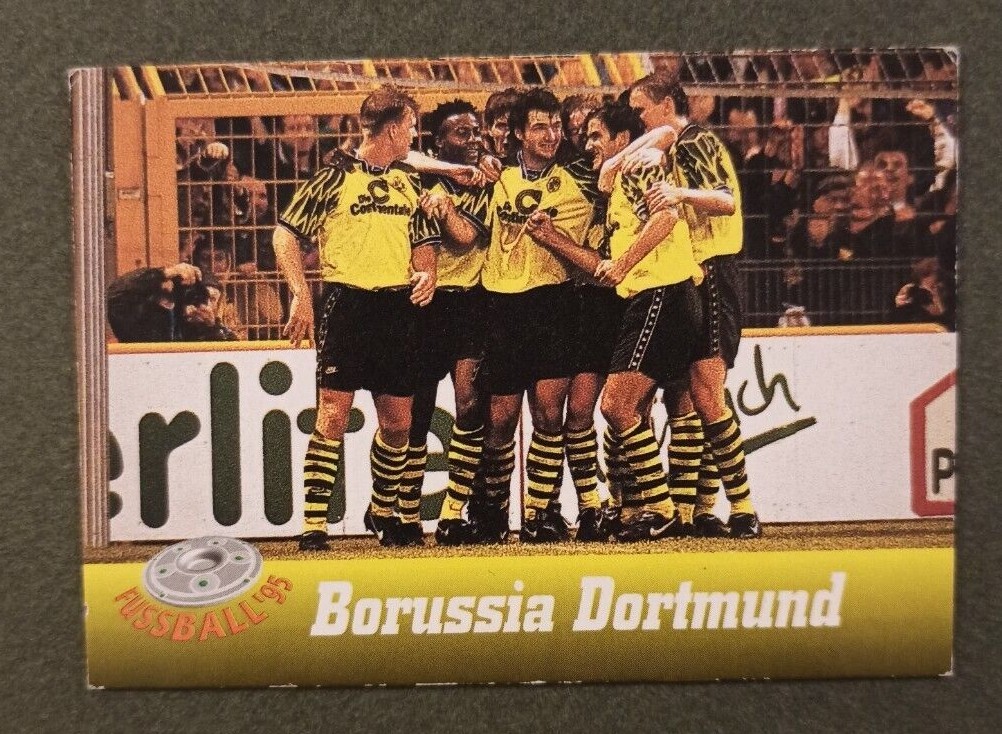 Sticker Panini Bundesliga 1995 – Stéphane Chapuisat N°71 – Borussia Dortmund – Neuf