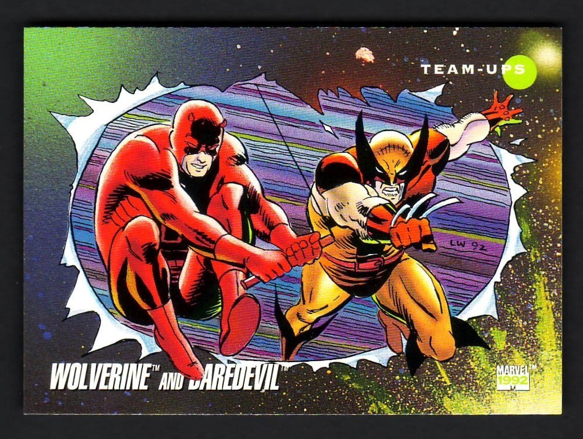1992 MARVEL UNIVERSE BASE CARD 84 WOLVERINE DAREDEVIL | eBay