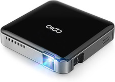 100" Clear Imaging Smart Mini DLP Pocket Projector HDMI, USB-A, High Resolution