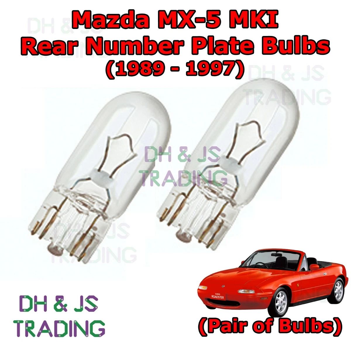 Mx5 number cheap plate light