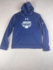 Under Armour Hoodie Sweatshirt Avon Travel B Youth L Blue Pullover Hooded
