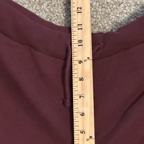 VANS Booty Shorts Women’s L Large Maroon Vintage Y2K Grunge Pockets Sweat - Picture 5 of 11