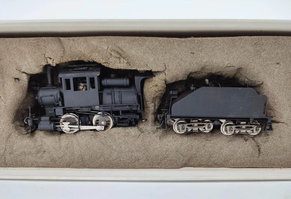 Locomotora de vapor y licitadora Gem Brass Reading escala HO A5a Foto 2 de 3