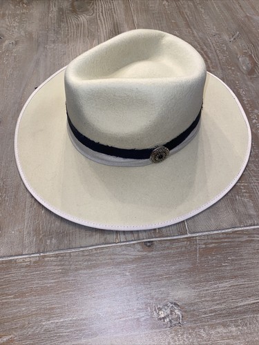 WYETH Tan Wool Wide Brim western Hat | eBay