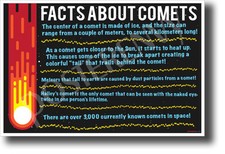 Facts About Comets - NEW Science Astronomy Classroom POSTER