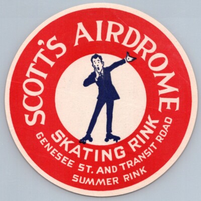 1950s Scott's Airdrome Roller Skating Rink Genesee Street Buffalo New York #1