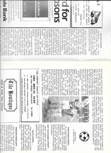 Raith Rovers v Dumbarton Scottish Cup 3rd Round 1st February 1984 - Picture 5 of 9