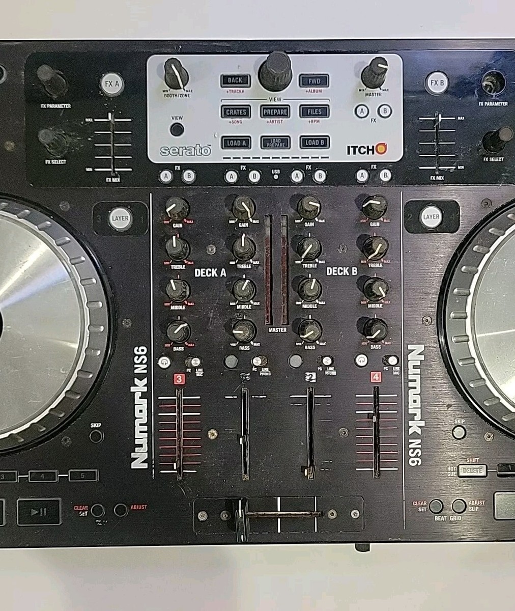 Numark NS6 DJコントローラー Numark Presents NS6II Serato DJ 4 Channel Controller