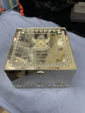 Things Remembered Silver Angel Jewelry/Trinket Box w/ Swarovski Crystals “Marie”