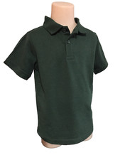 BNWT Boys Girls Sz 12 Target Schoolwear Brand Bottle Green Short Sleeve Polo Top