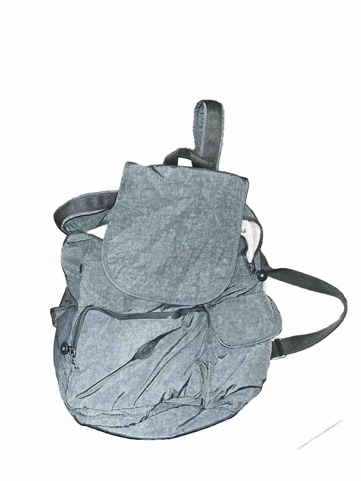 Kipling Ravier Teal Backpack Pockets Zip Travel P… - image 1