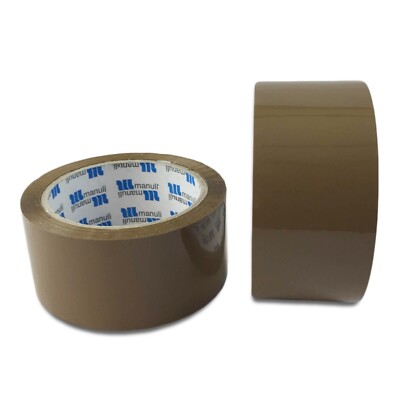 BRAUNES KLEBEBAND 48 MM X 66 M (2'') *BELIEBIGE MENGE* VERPACKUNG VERSIEGELUNG PAKETKARTON VERPACKUNG