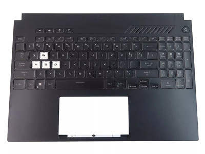 Palmrest Backlit US Keyboard For ASUS TUF Dash 15FA507 FA507R 90NR0951-R31 Black
