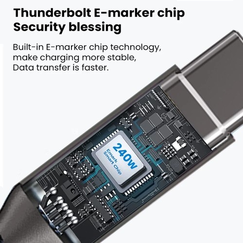 PD 100W 5A USB C To USB-C Fast Charger Dual Type C Charging Data Sync USB Cables - Picture 22 of 22