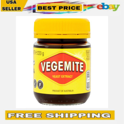 Vegemite Yeast Extract Spread Rich in B Vitamins VeganFriendly Savory Flavor 220