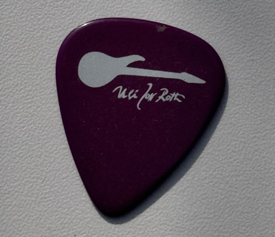 Scorpions Uli Jon Roth Ulrich Roth Signature Stage Guitar Pick 1990s ...