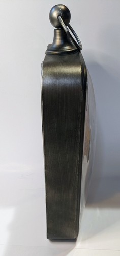 3R Studios Metal Hanging Clock Grand Hotel NYC Brushed Chrome Plast NOT WORKING - Picture 8 of 13