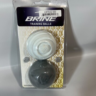 Brine Lacrosse 2 Ball Training Pack Weighted & Screw Ball New NOS