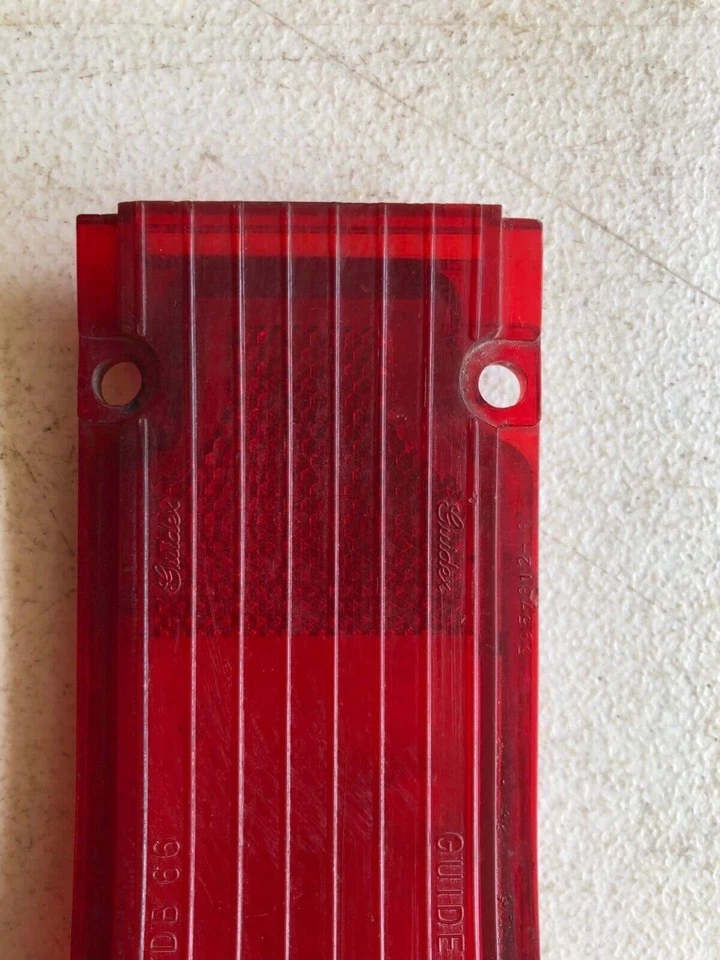 1966 Chevrolet Chevelle Tail Light Lenses VINTAGE ORIGINAL - Image 4 of 4