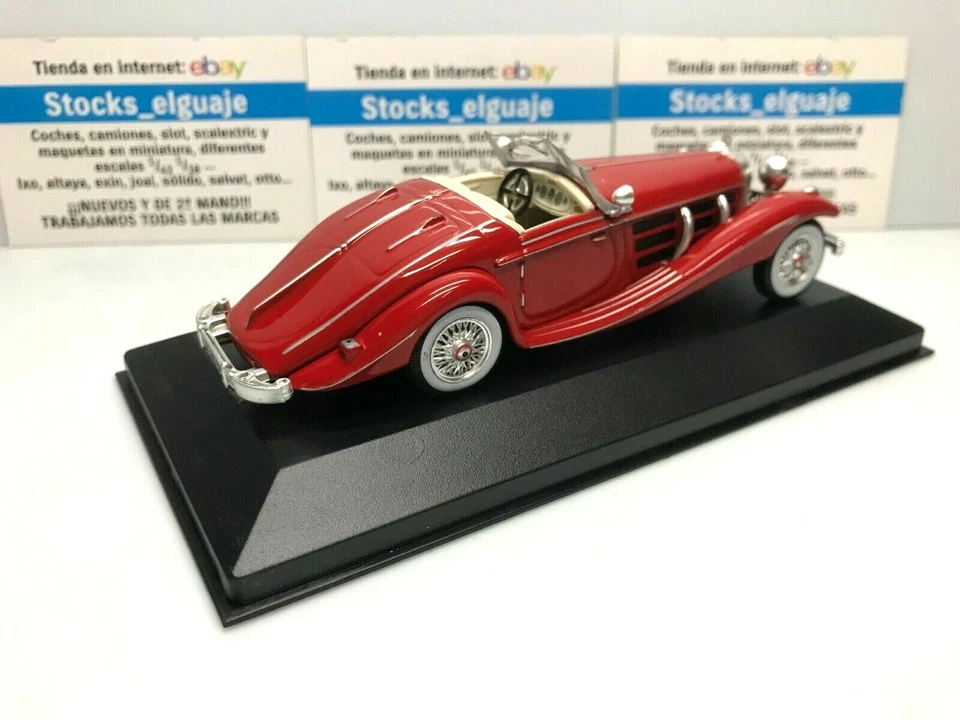 IXO ALTAYA 1/43 DIECAST MERCEDES 540K 1936 ROJO RED COCHE MUSEO CLASICO  - Imagen 2 de 3
