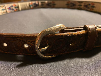 Nocona Mens Western Belt 40 Woven Southwestern Design with  display picture 2