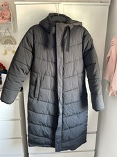 Tog24 Washed Black Raleigh Padded Puffer Coat 12