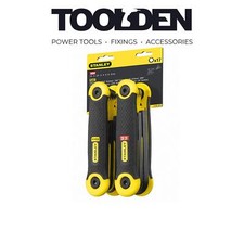 Stanley Hexagon Key Folding Set of 17 Metric Imperial (1.5-8mm 5/64-1/4in)