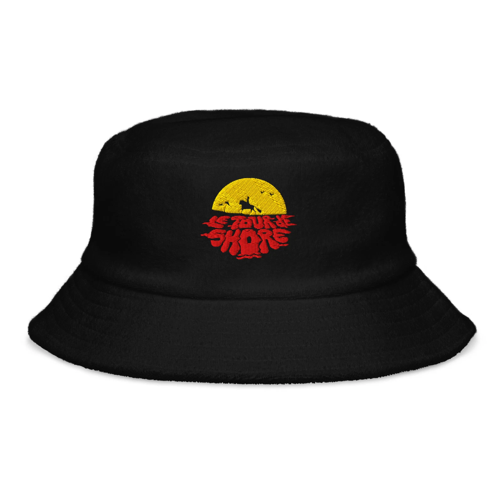 Unstructured terry cloth bucket hat copy