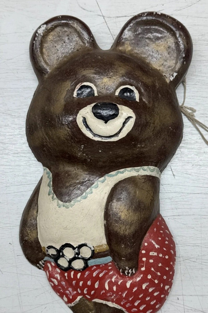 USSR Moscow 1980 olimpic bear three souvenires | eBay