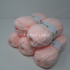 Job Lot James C Brett Baby DK Yarn, 500g - Peach/Light Pink BB8 *FREE POSTAGE*