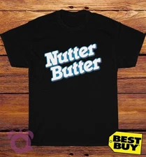 New Shirt Nutter Butter Logo American Funny T-Shirt Made In USA Size S to 5XL