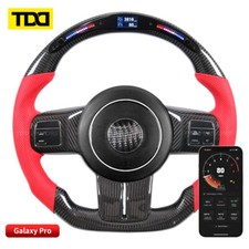 Tdd 100 Real Carbon Fiber Led Steering Wheel For Jeep Wrangler Jk Jku Tdd 100 Real Carbon Fiber Led Steering Wheel For Jeep Wrangler Jk Jku