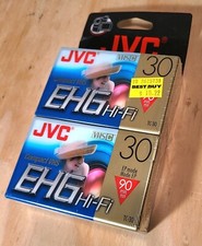 NEW: 2-Pack JVC Compact VHSc EHG Hi-Fi TC-30