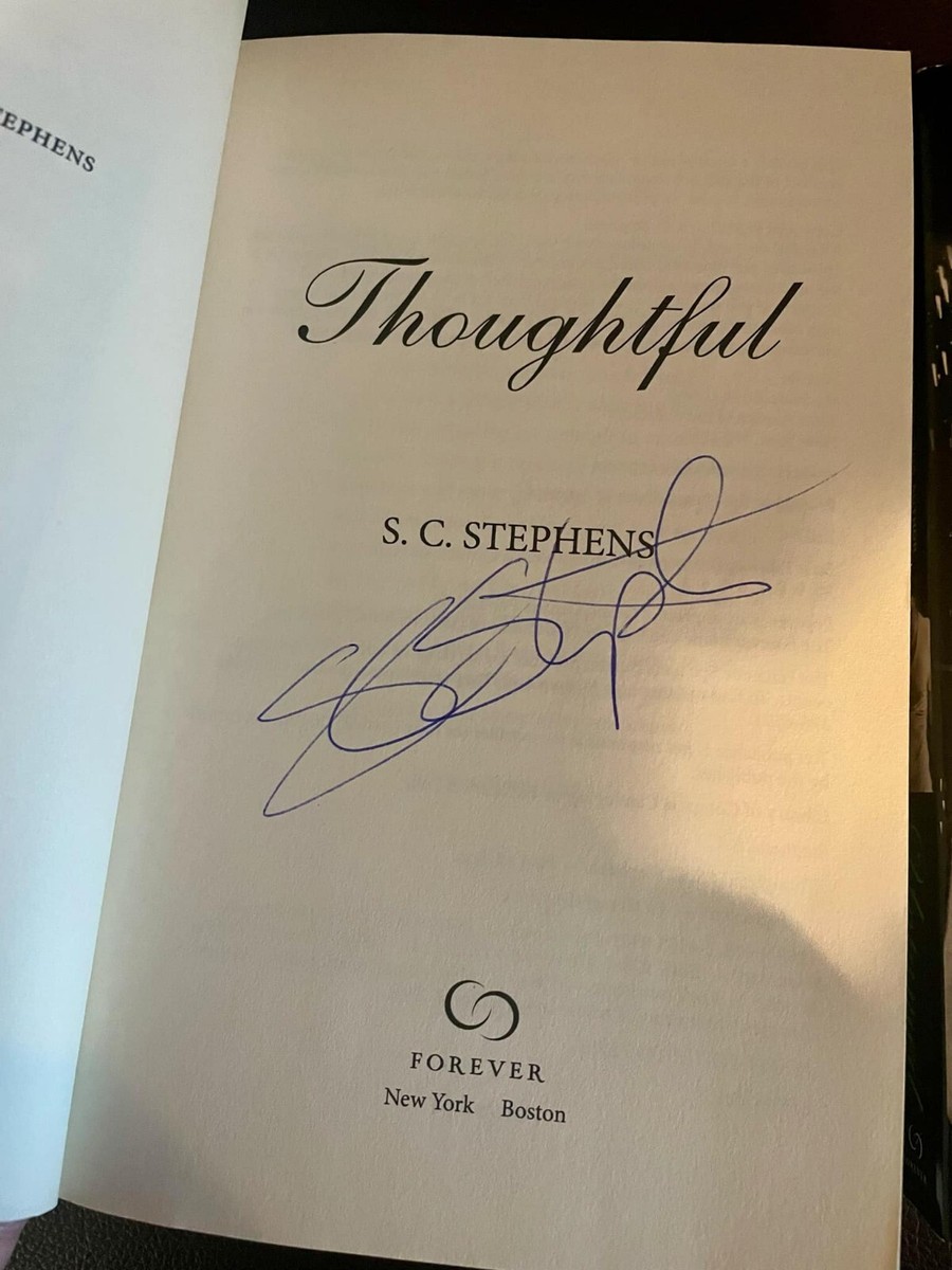 2 Signed books in the Thoughtless series by SC Stephens