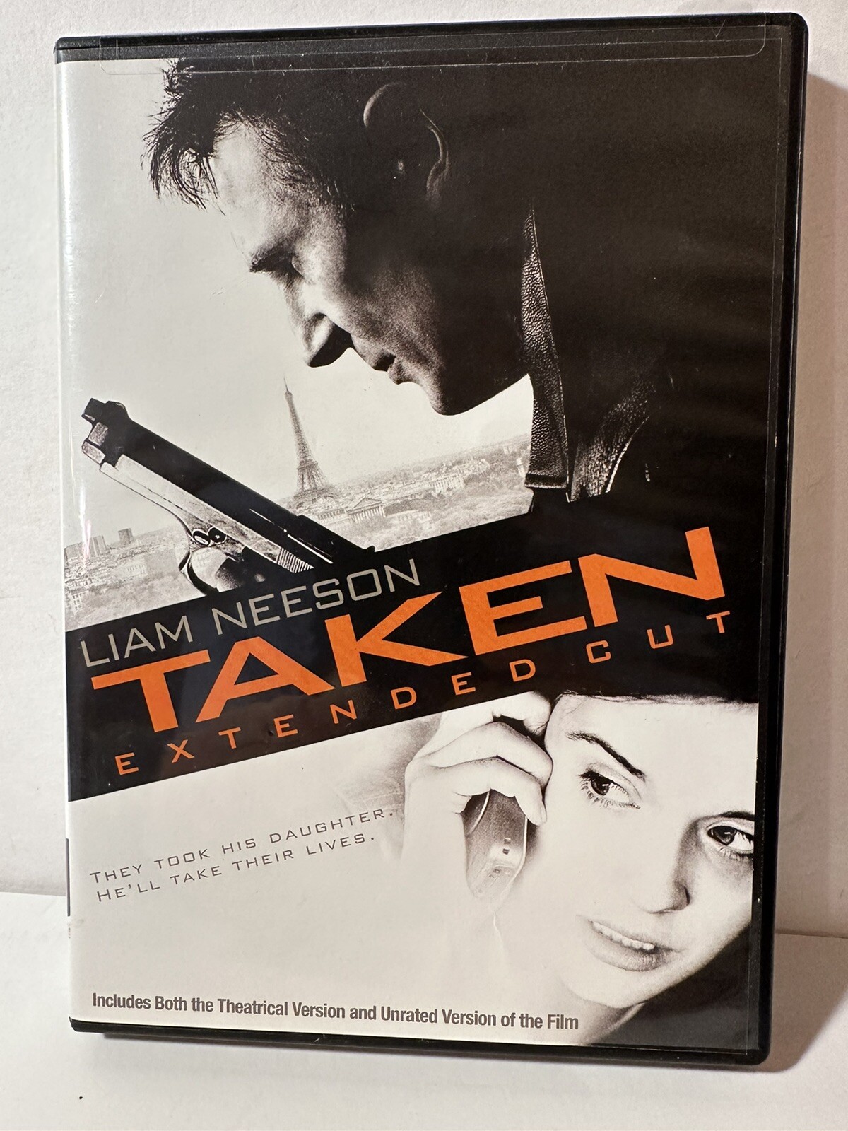 TAKEN DVD Extended Cut Liam Needon (Great Condition)