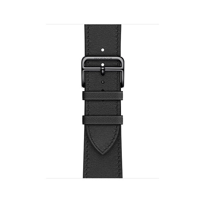 New Apple Watch Hermès Hermes Series 7 45mm Space Black Noir Single Tour  LTE GPS