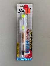 Vintage AirLoc X-Ray Retractable Highlighter Marker Pen Scripto Tokay 1990 NOS