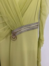 Versace Neon Yellow Mesh Dress