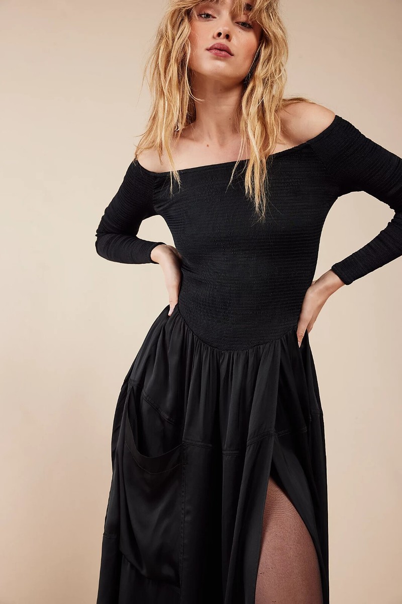 knee length dresses for ladies Halo Babydoll Dress (Plus)  Social Butterfly Boutique
