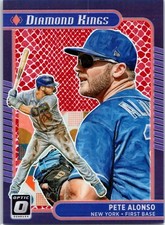 2021 Panini Donruss Optic Diamond Kings Red dragon scale Pete Alonso  /110