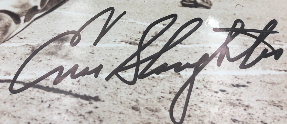 Enos Slaughter Autograph Signature Original JSA Baseball 8"x10" Cardinals Photo - Image 3 of 4