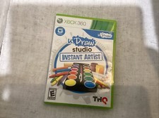 Xbox 360 U Draw studio instant artist No Tablet Game Only