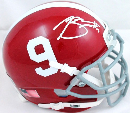 Mini casque dédicacé par Bryce Young Alabama Crimson Tide Schutt - Beckett avec holo