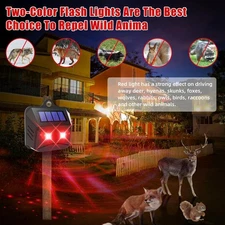 4-Pack DA0025 AR179 Light-Controlled Night Animal Repeller
