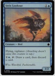 Strix Lookout (Foil) - Foundations - #52 - Common