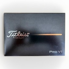 Titleist Pro V1 White Golf Balls 12 Pack Brand New Sealed Genuine