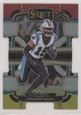 2023 Panini Select Concourse Red & Yellow Prizm Die-Cut Jonathan Mingo #16 1cl8